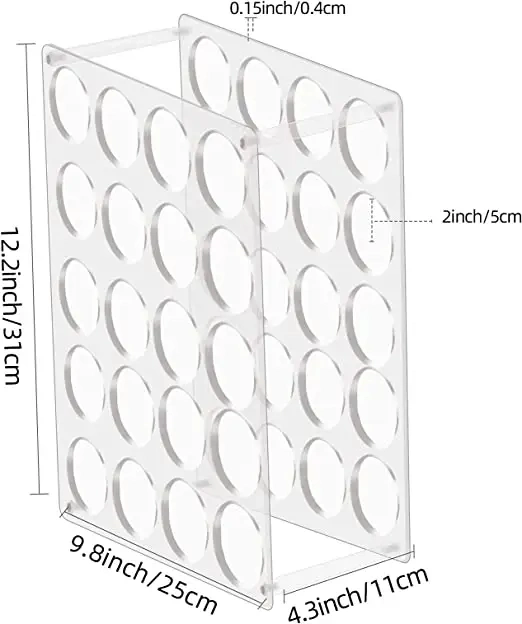 Acrylic Test Tube Rack for School Science Class