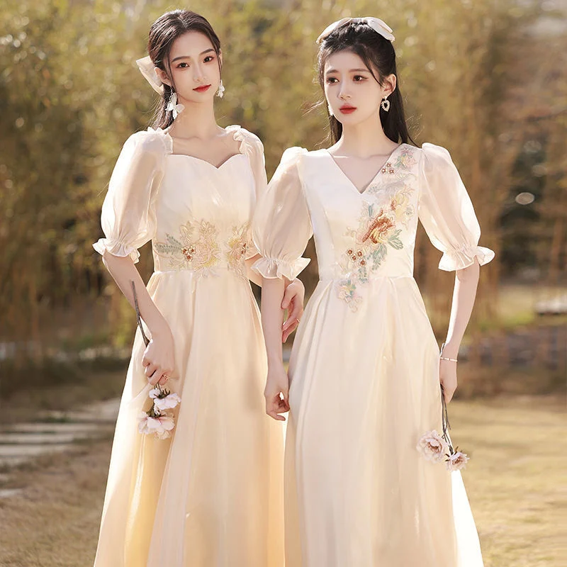 Bridesmaid Dress New Sister Group Engagement Wedding Adult Wedding Evening Dress