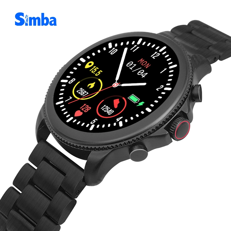 2023 New Product Round Screen Waterproof Talking C08 Steel Smart Watch