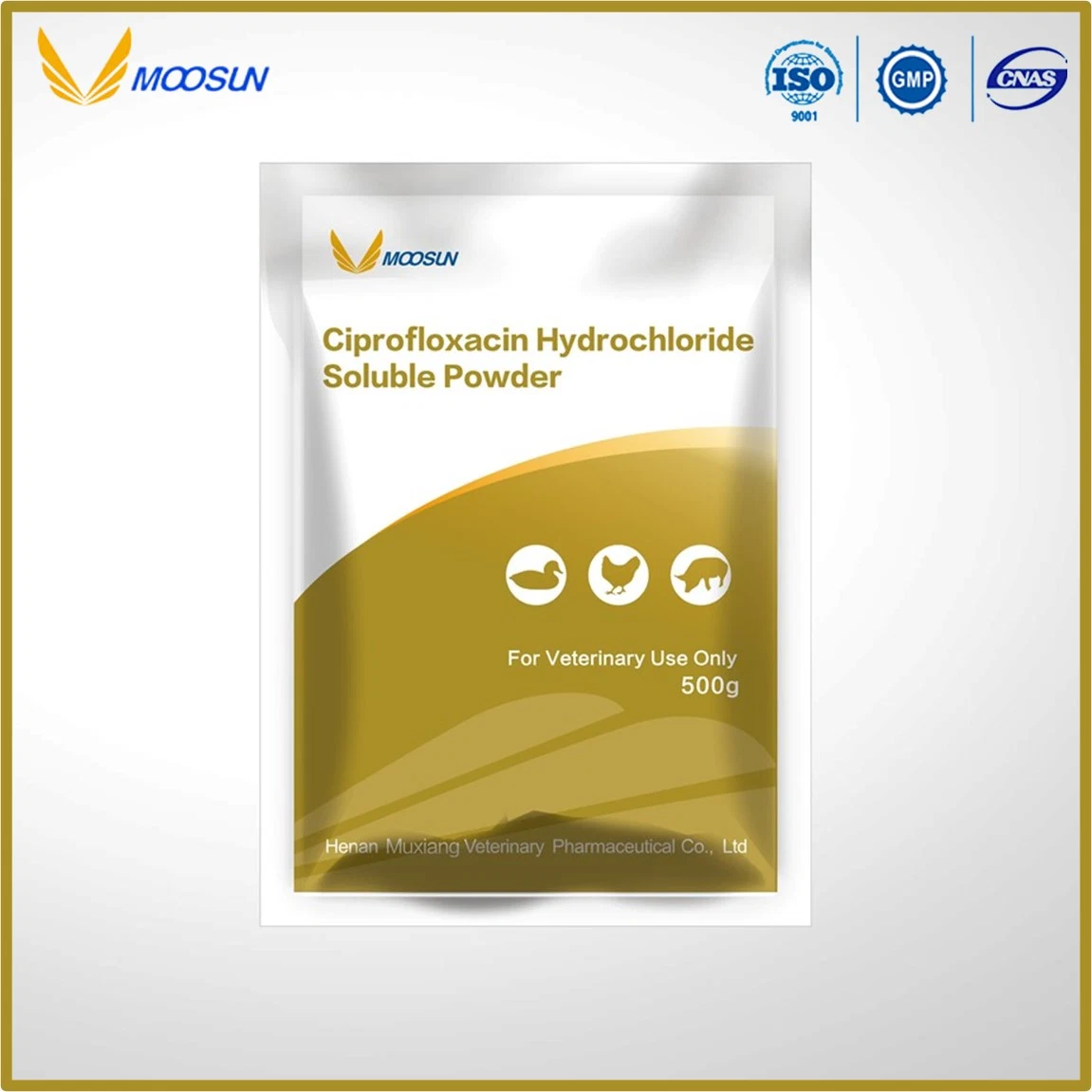 Ciprofloxacin Hydrochloride Soluble Powder Veterinary Medicine 10%