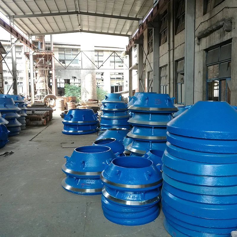 Mining Machine Spare Parts Cone Crusher Accessories High Manganese Steel Wear