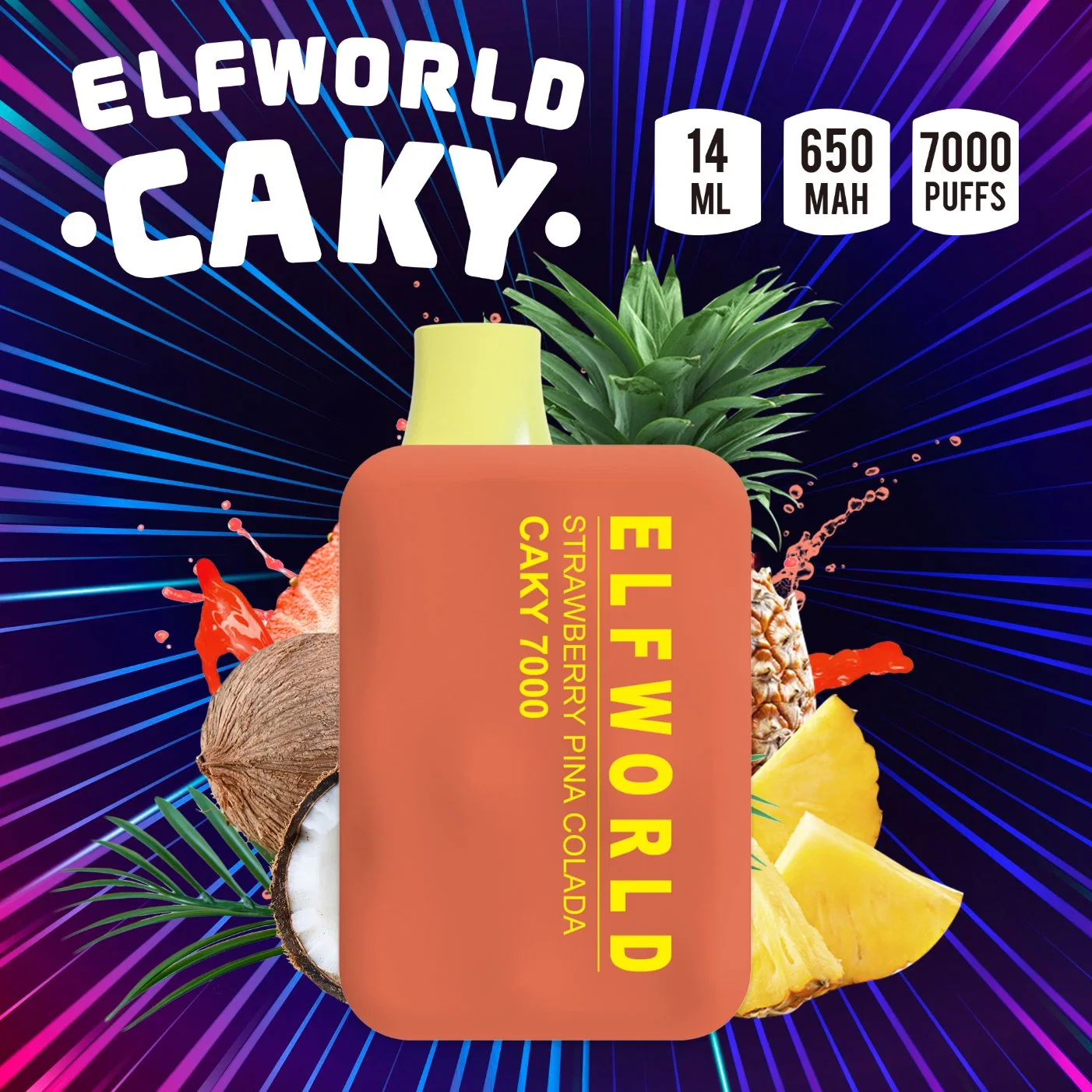 Elfworld Caky 7000 Einweg-Schnelllieferung Hot Sell in USA