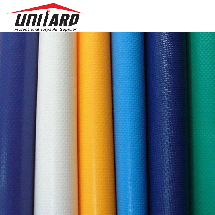 Blue Green PVC Coated Tarpaulin 610GSM Fabrics 18oz PVC Vinyl Inflatable Punching Bags