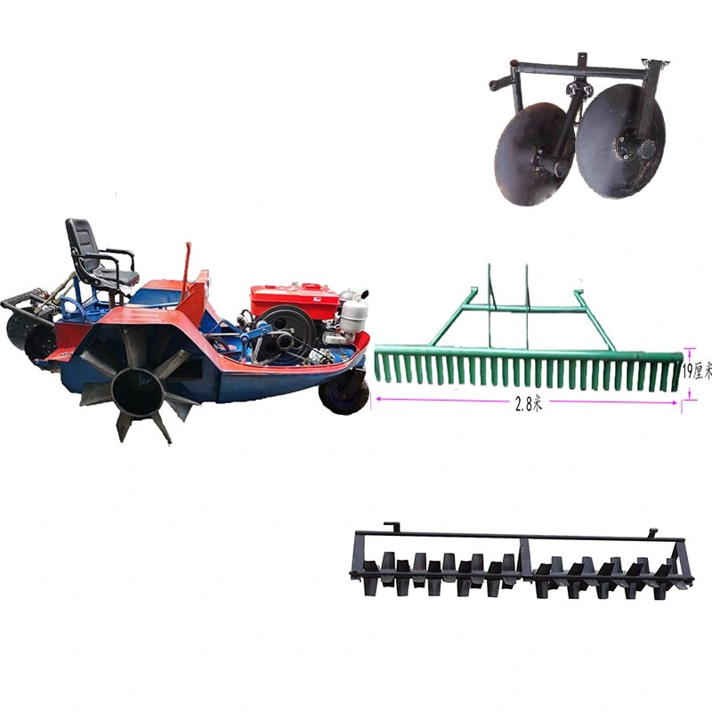 Am-22A Agro Farm Water Paddy Rice Field Power Tiller Boat Tractor Cultivator