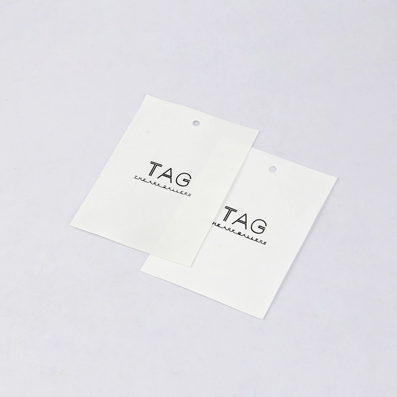 Custom High-Quality White Non-Woven Printed Label