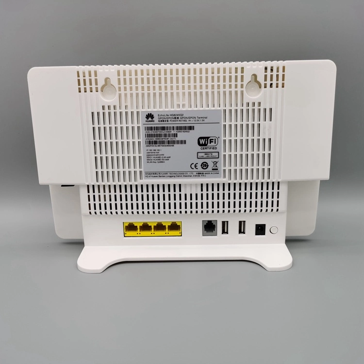Um roteador WiFi Dual Band Anatel Epon Gepon 8245Q2 Gpon Xpon Hg8245 Hg8245q2 Ont ONU Modem