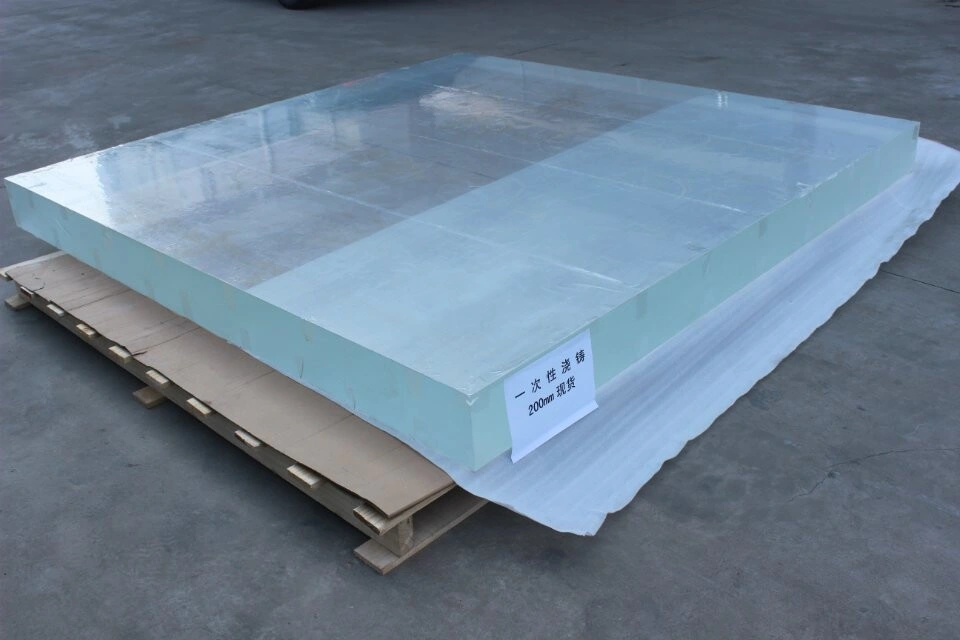 Transparent Clear Large Cast 8mm Board Advertising Acrylic Glass Supplier