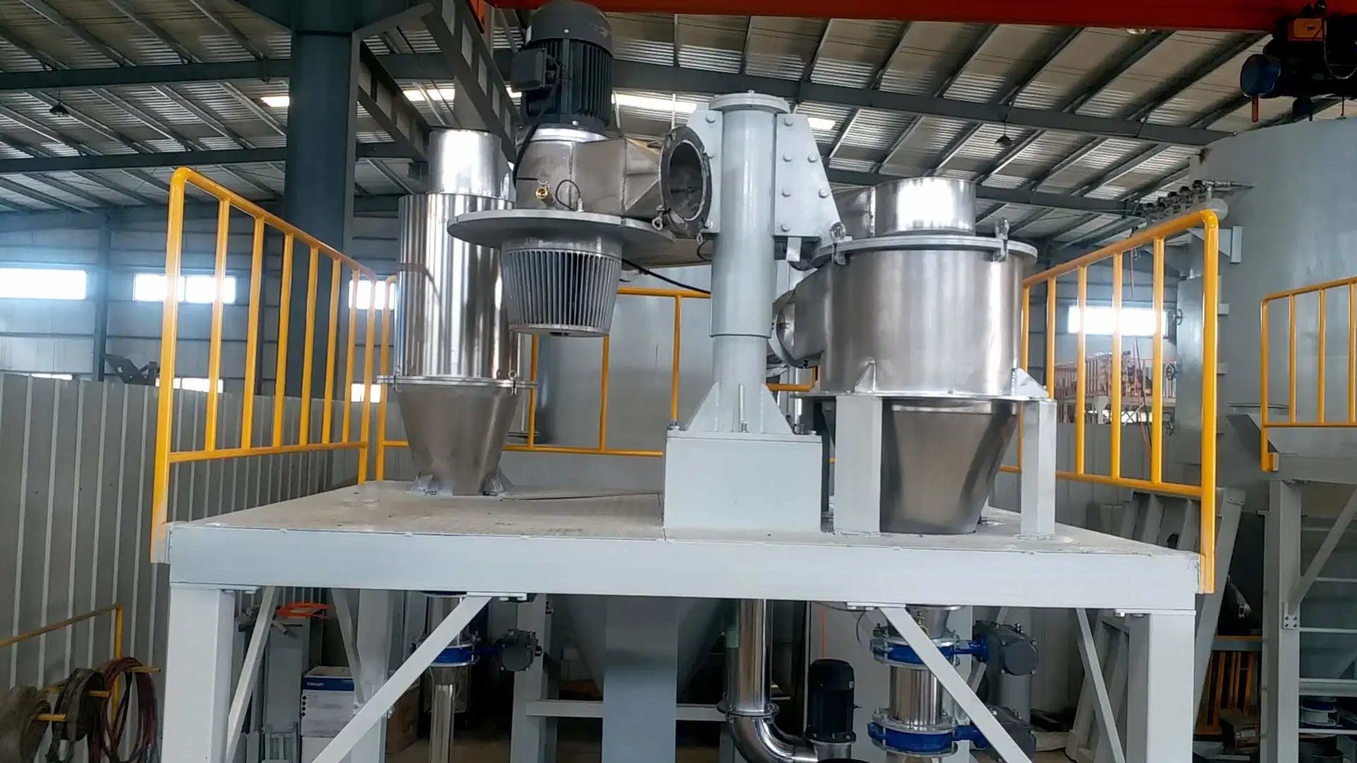 Acm40 PLC&HMI Control Powder Coating Grinder Acm Grinding System