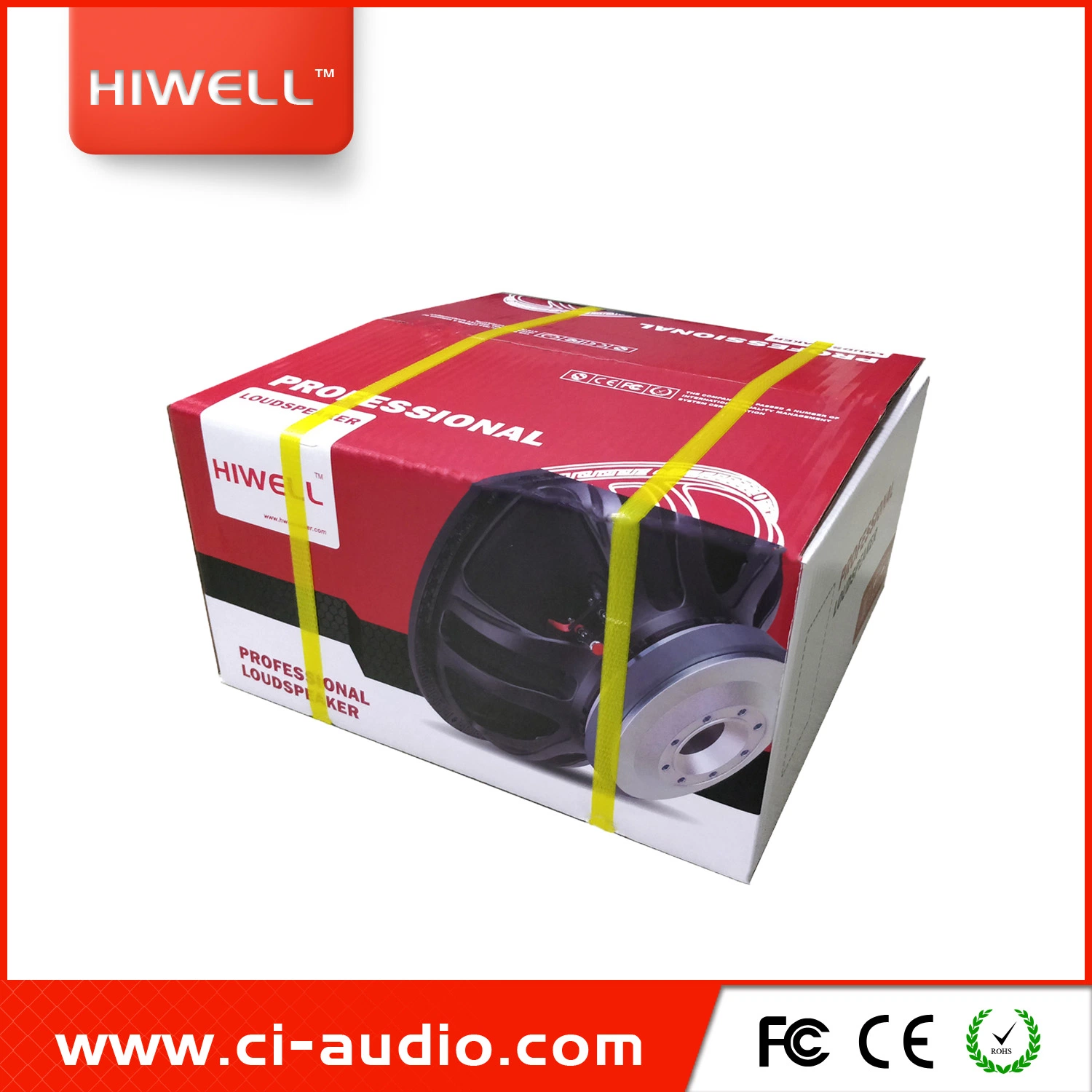 15&prime; &prime; Ferrite Woofer, 3&prime; &prime; Voice Coil Professional Loudspeaker, 800W Peak Power.