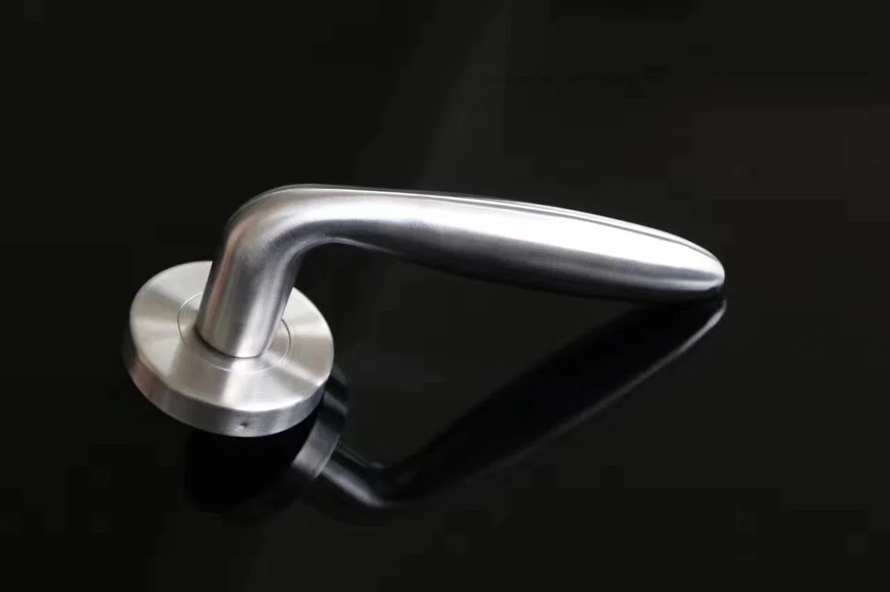 High quality/High cost performance  #304 Stainless Steel Wooden Door Handle/Lever Handle (HM512-HK11-SS)