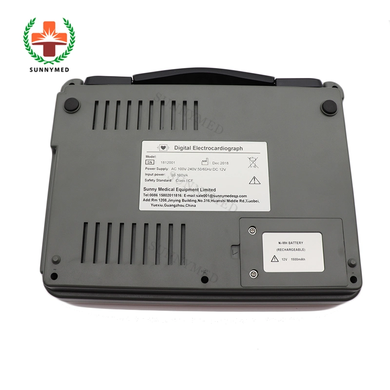 Sy-H004A Medical Equipment 12 Leads Three Channel ECG with Battery