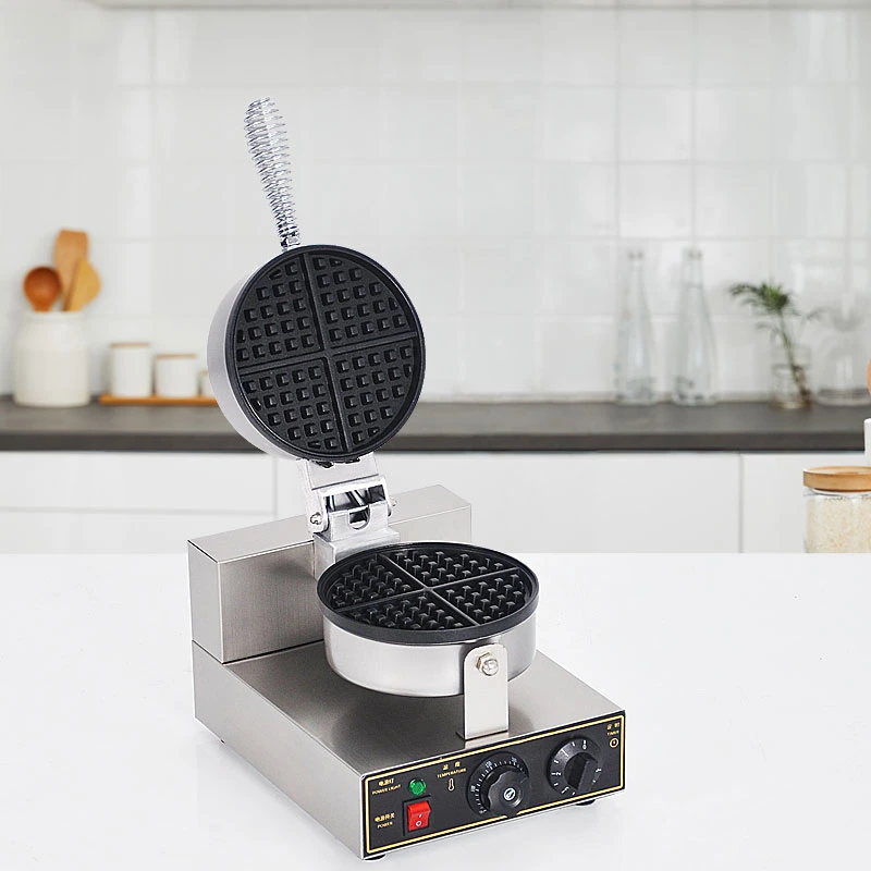 Factory Cheap Price Temperature Control Timing Device Waffles Bakery Machine