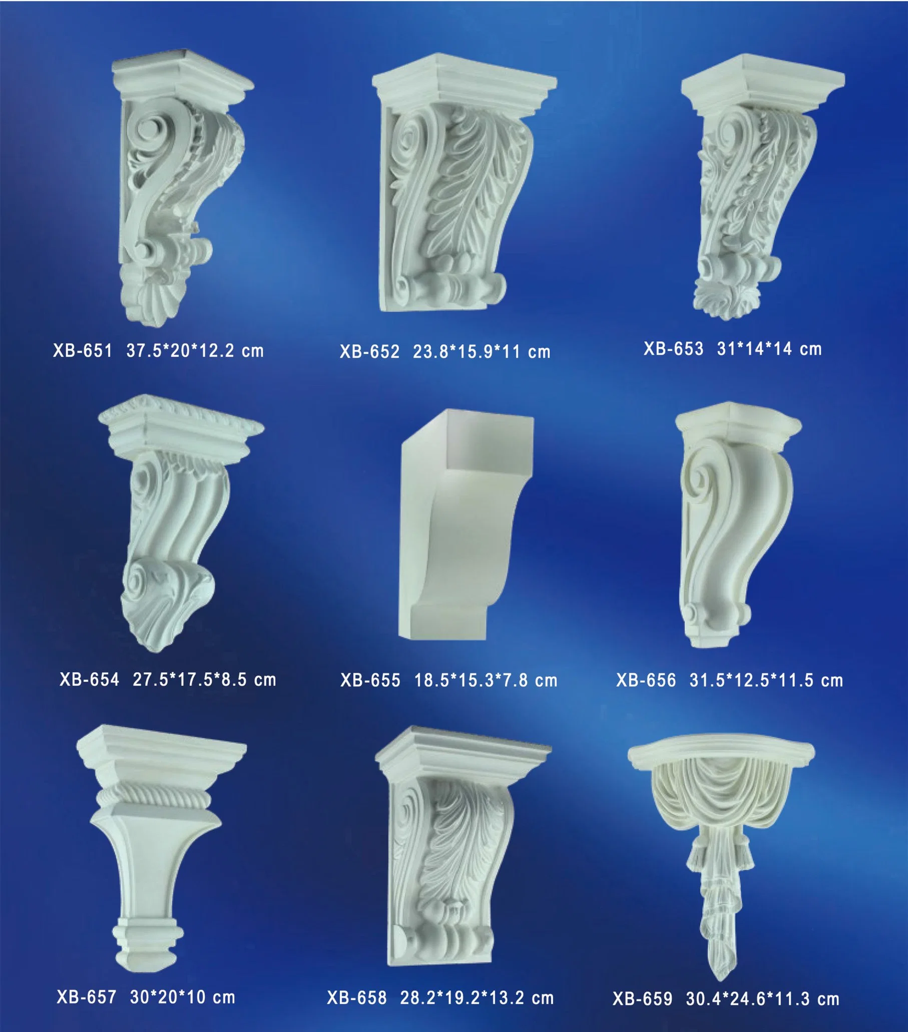 Plain Chair Rail Moulded Polyurethane Foam for Building Decoration