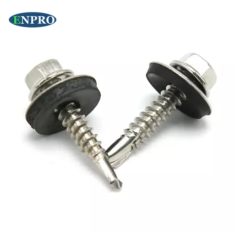 Building Roofing Screws Tornillos Hexagonal Hex Head Self Drilling Screws with Washers