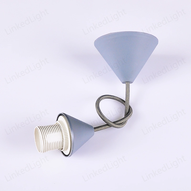 Plastic Hanging Light Socket DIY Ceiling Pendant Lamp E27