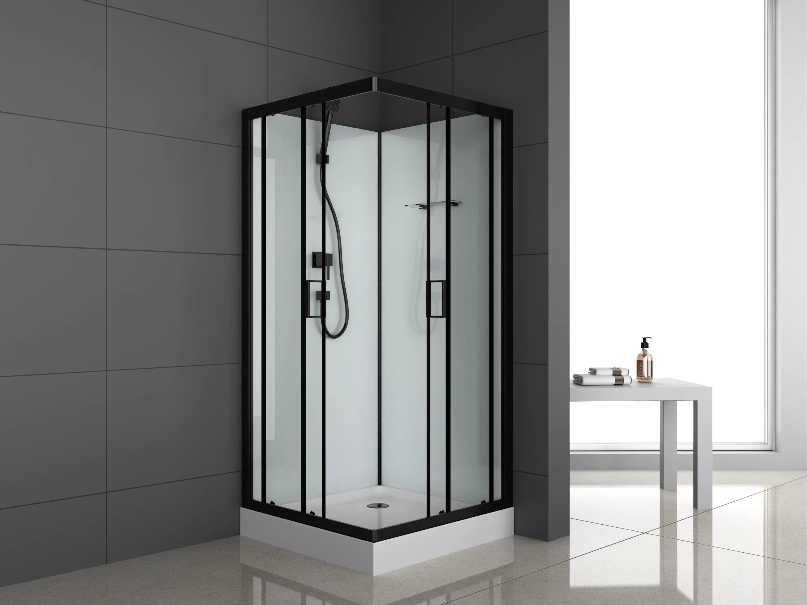 Los Gabinetes de baño de OEM de cabina de ducha de vapor de correderas de cristal