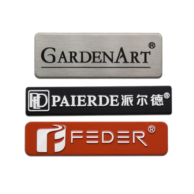 Embarcaciones de metal de aluminio adhesivo perro Pin de Regalo Promocional Llavero clave Tag el logotipo de la publicidad de la puerta de cocina Muebles aparato la etiqueta del producto