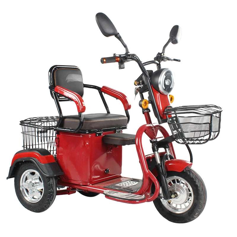 Trike eléctrico neumático Fat triciclo eléctrico de tres ruedas de carga de adultos