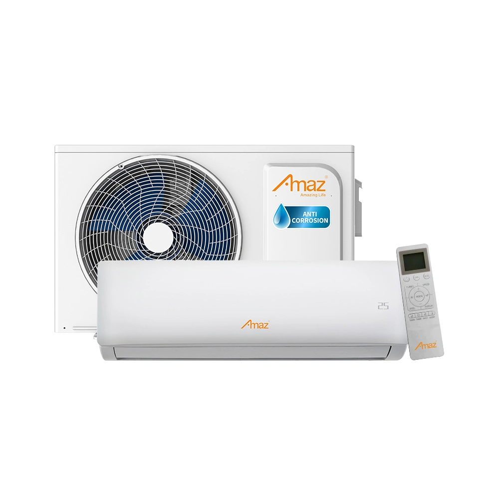Пролитый кондиционер воздуха системы Amaz 12000BTU R32/R410A Беспроводный инвертор хладагента Система кондиционирования воздуха Smart AC