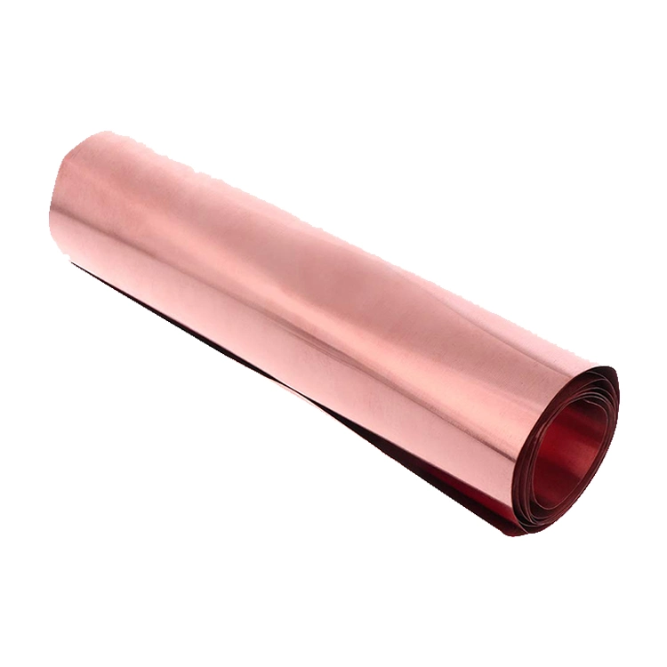 Copper Foil 0.1mm Copper Foil for Battery C11000 Cu-ETP Tu1 Copper Strip Copper Coil