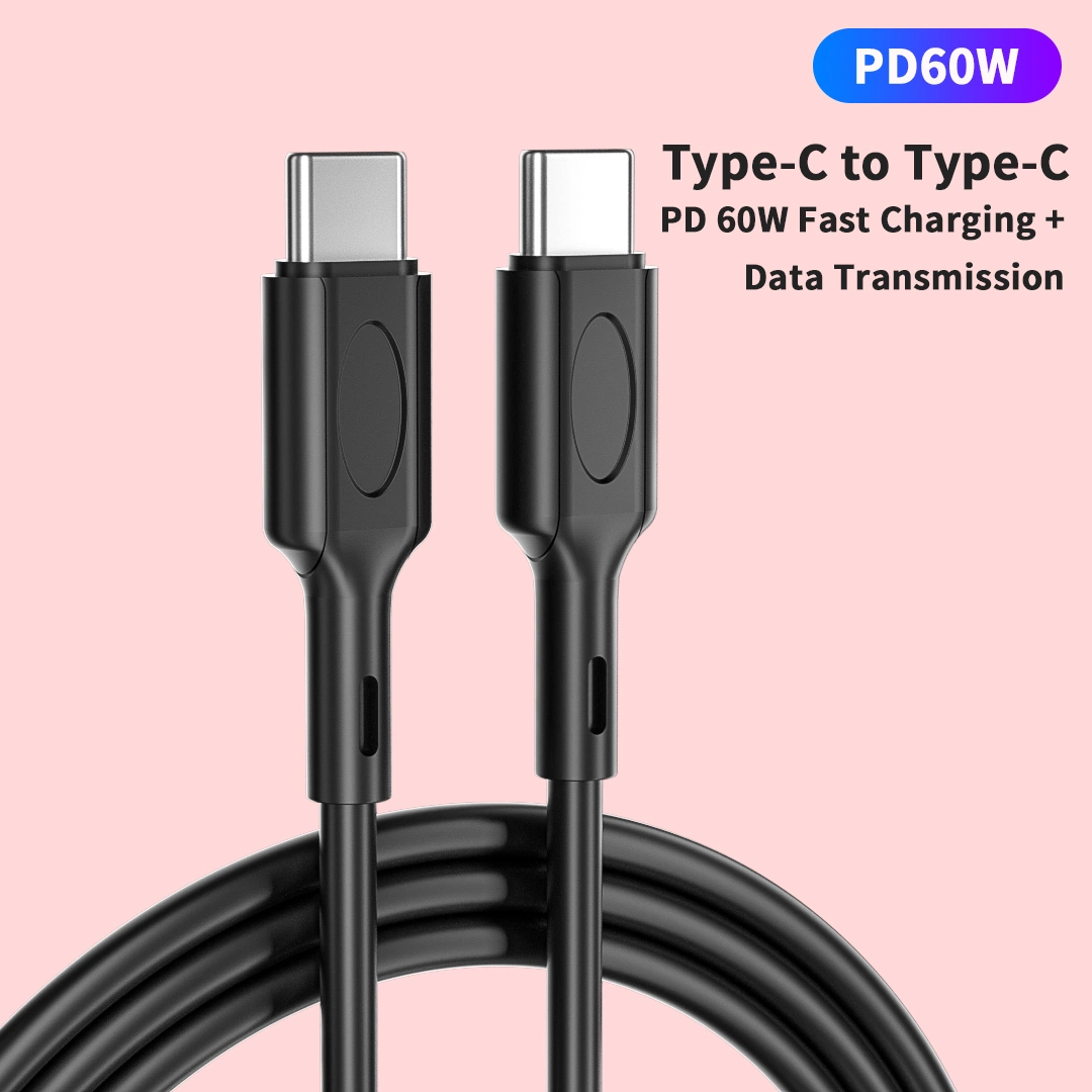 Hot Sale Pd 60W Fast Charging Cable Computer Cable USB C to C Type C Data Cables for Apple