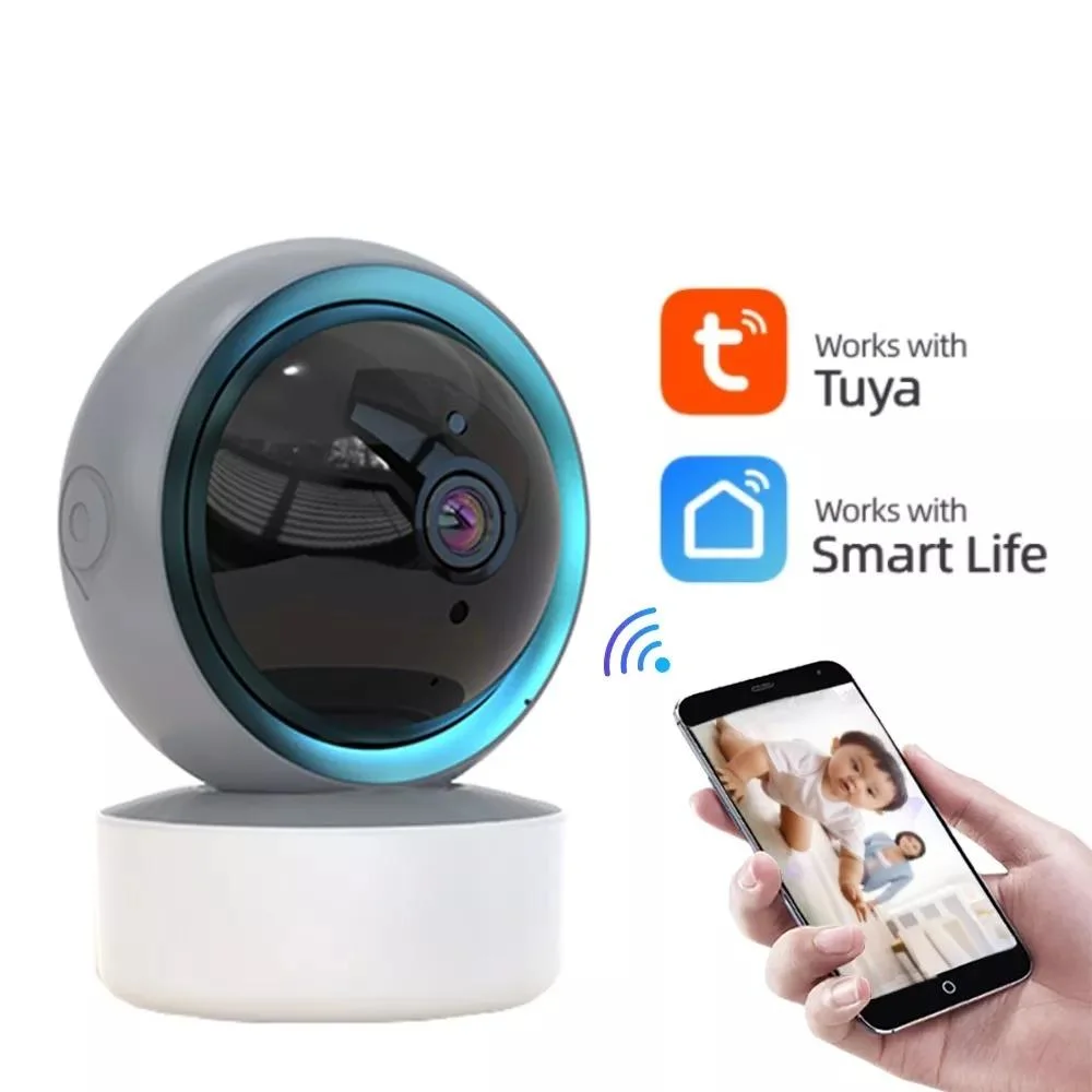 Network Camera with Tuya Smart APP Ai Tracking Human Detection