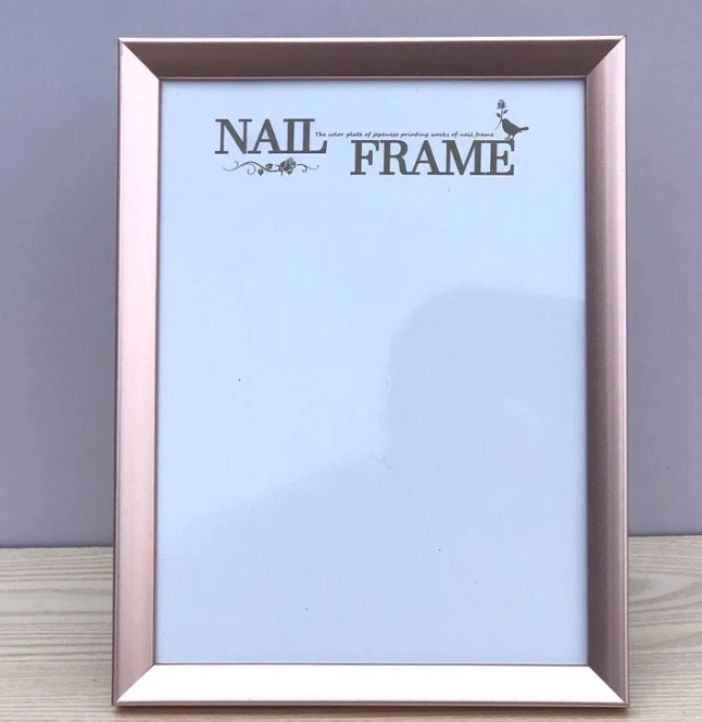 New Design 8 "A4 Nail Display Color Plate Beauty Ciliary Works Plate Nail DIY Photo Frame