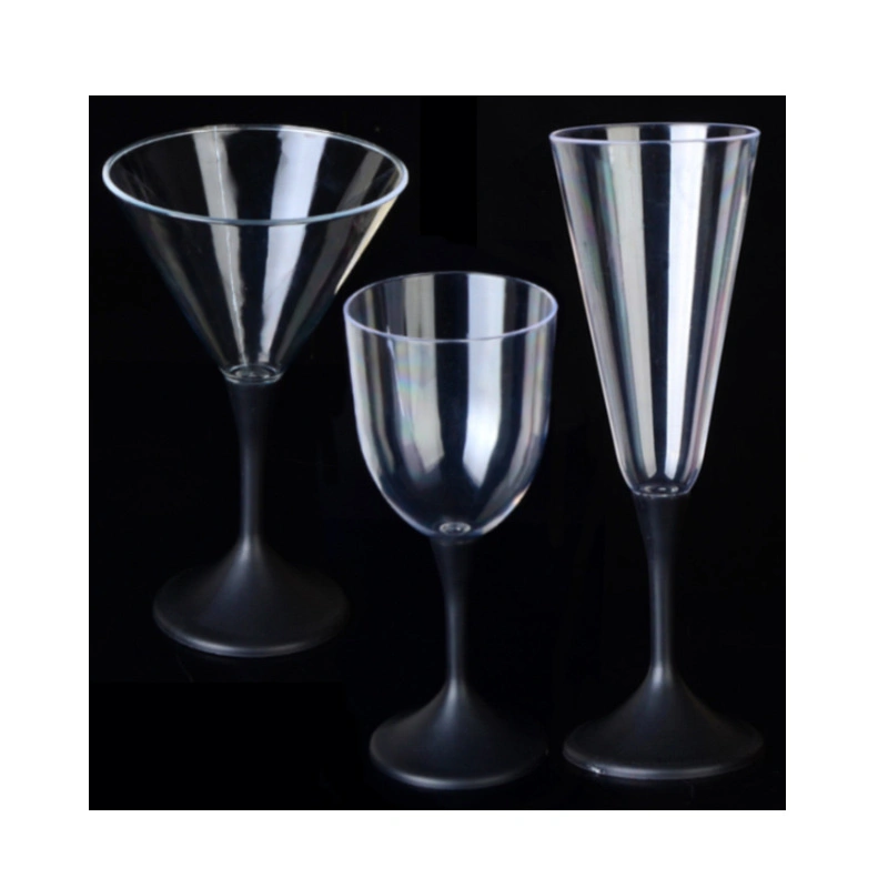 Factory Wholesale/Supplier Hight Quality Flashing Goblet Plastic Wine Cup LED Cup