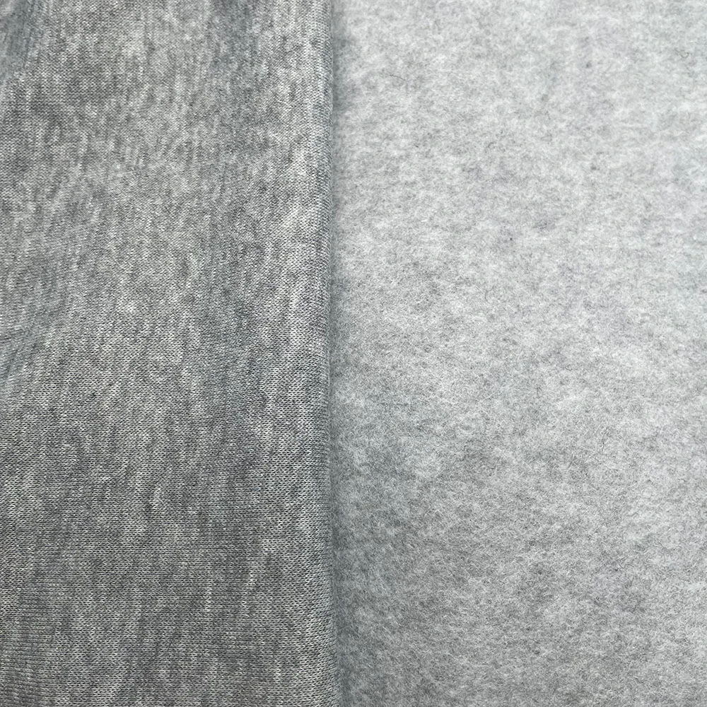 Fashion Polyester Fleece Brushed Fleece Knit Fabric