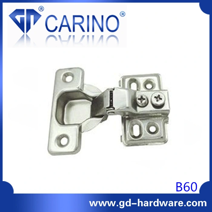 (B60) Fix-on 35mm Lron/Stainless Steel Short Arm Hinge