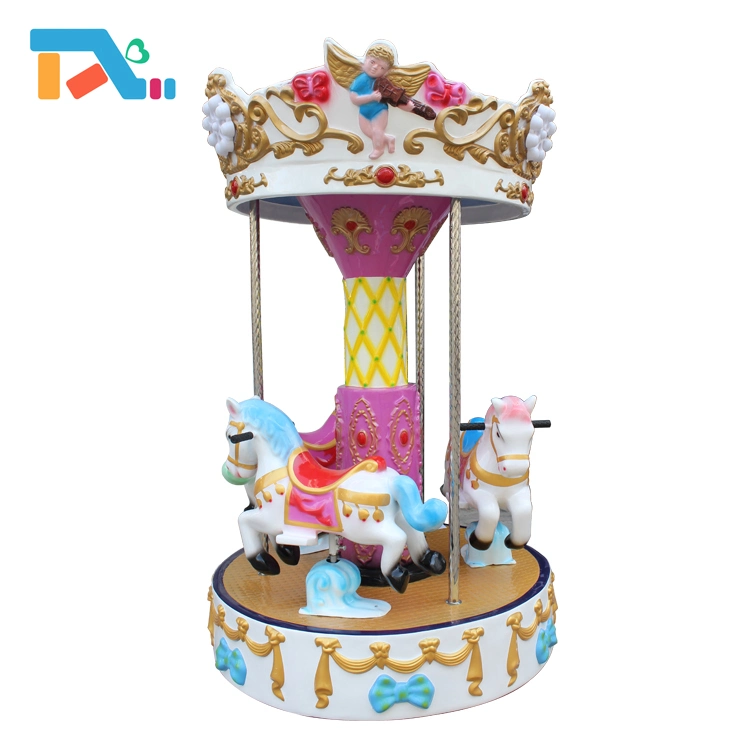 Hot Sale Amusement Park Creative Design Children New Soft Kids Animal Carousel for Indoor Playground Electric Equipment