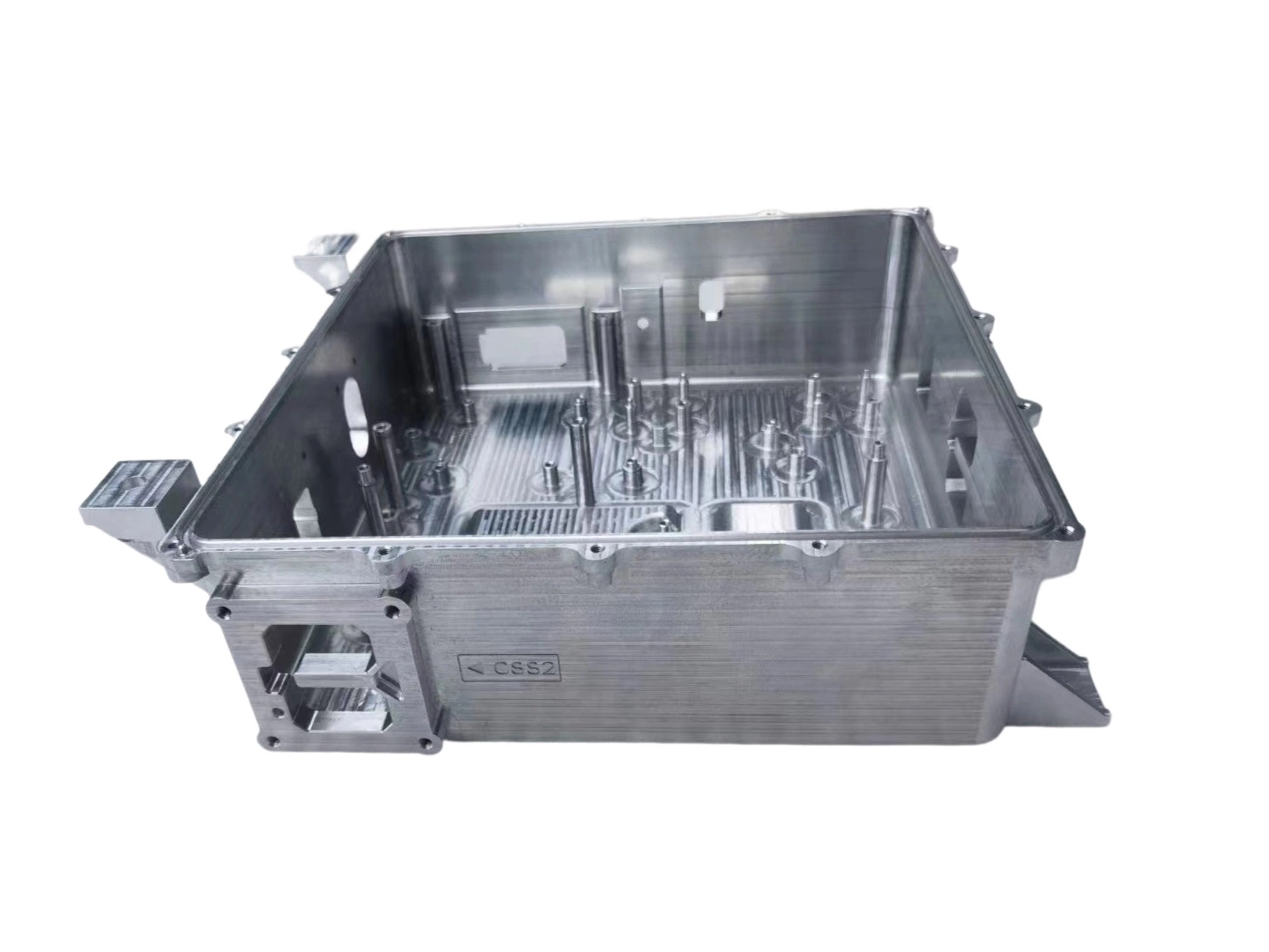 OEM/ODM Customization Services, Aluminum Die Casted Machined Heatsink Housing for PDU, for EV/Bev/Hev/Phev/Fcv