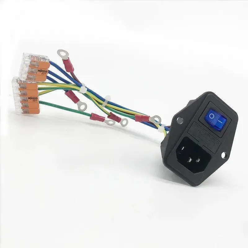 Motorcycle Switch Handlebar Flameout with Fixed for Electromobile Scooters Wiring Harness