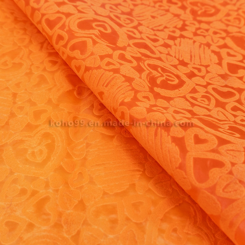 Orange 2022 Small Love Embossed Cloth for Gift Packing