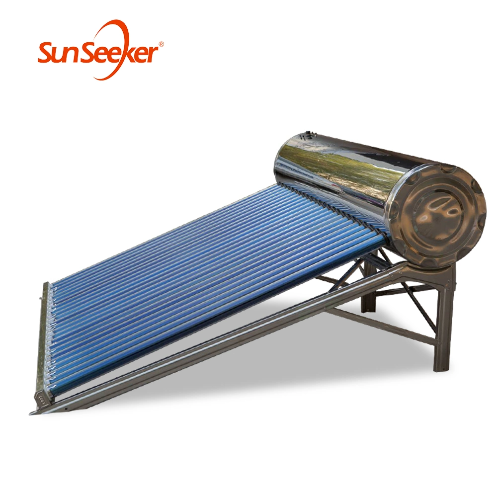 180L Wohn integrierte drucklose Vakuum-Rohr Solar Water Heater System