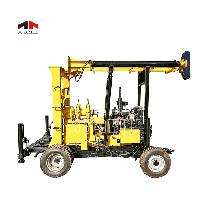 600m Deep Water Well Drilling Equipment Working with Mud Pump