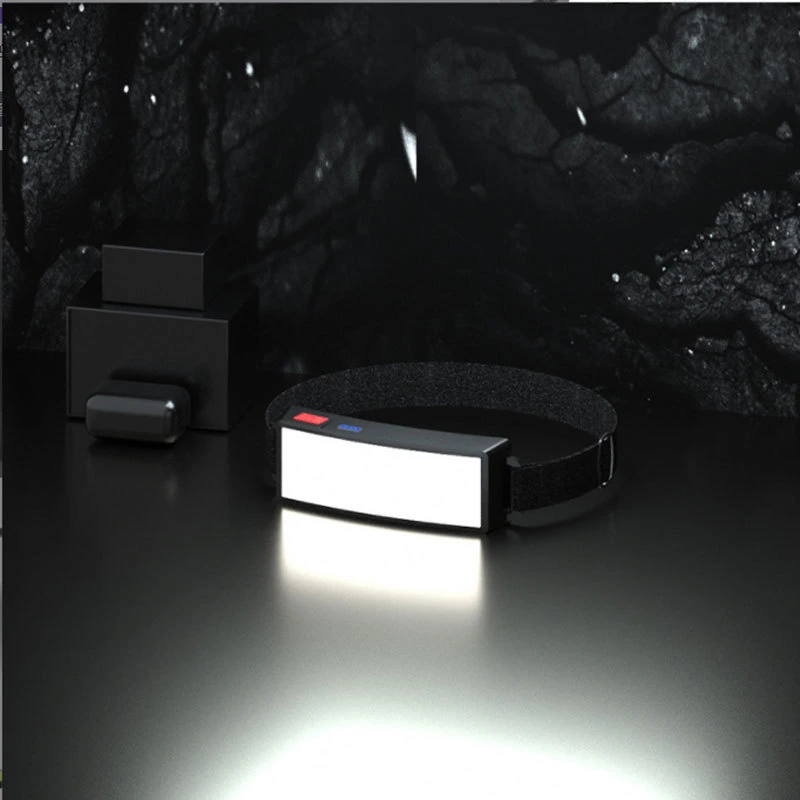 Visiocasque COB lampe LED portable USB rechargeable Phare