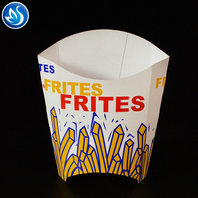 Mayorista/Proveedor de eco para llevar personalizado nuggets de pollo frito coreano Caja de papel cajas de embalaje de comida rápida francés con bolsa