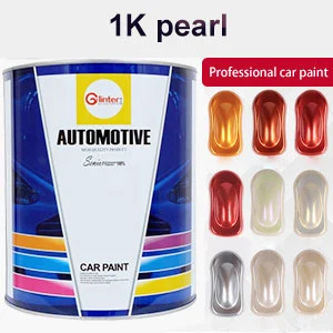 Advanced Raw Materials Wholesale Spray Auto Paint High Application Car Paint Glinter HS 1K Crystal Silver White Pearl Gp101