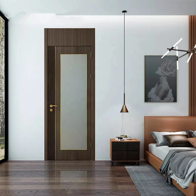 Modern Thailand Doors Price Interior Glass PVC MDF Wooden Door