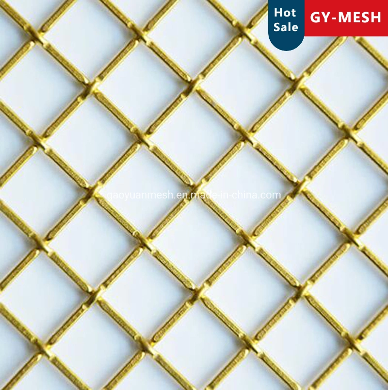 Decorative Flat Wire Grilles for Cabinet Door Inserts/Copper Woven Mesh/Stainless Steel Woven Mesh