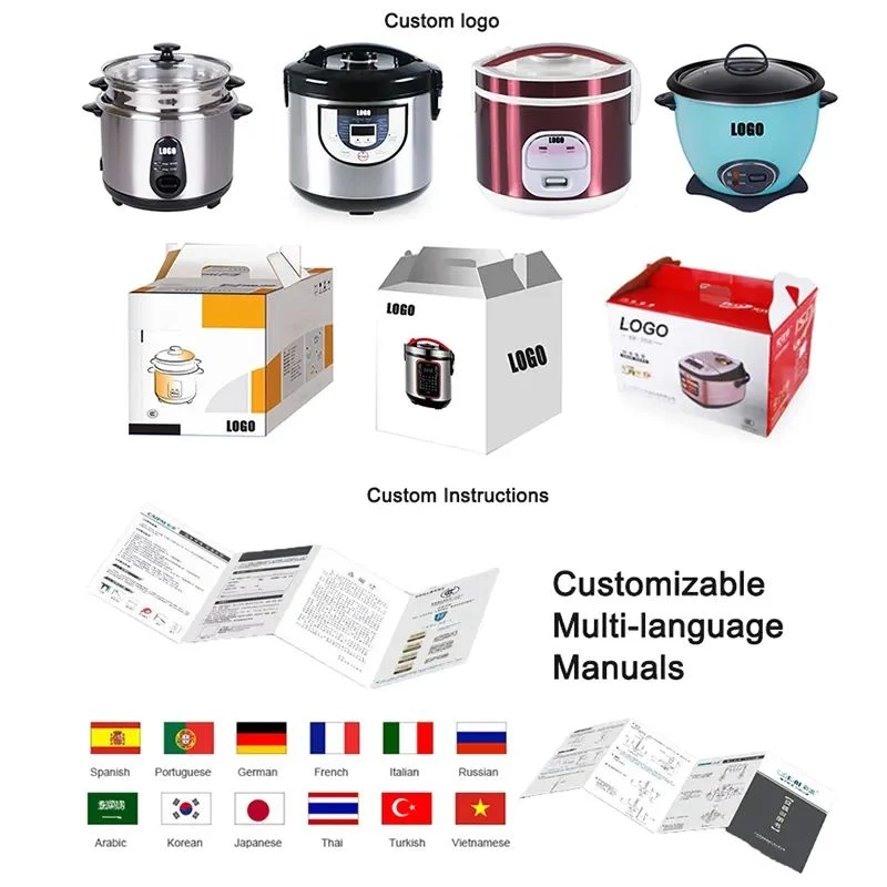 Small Household Appliances Multi-Function Rice Cookers 4L Multi Non-Stick Home Electric Digital Electric Rice Cooker