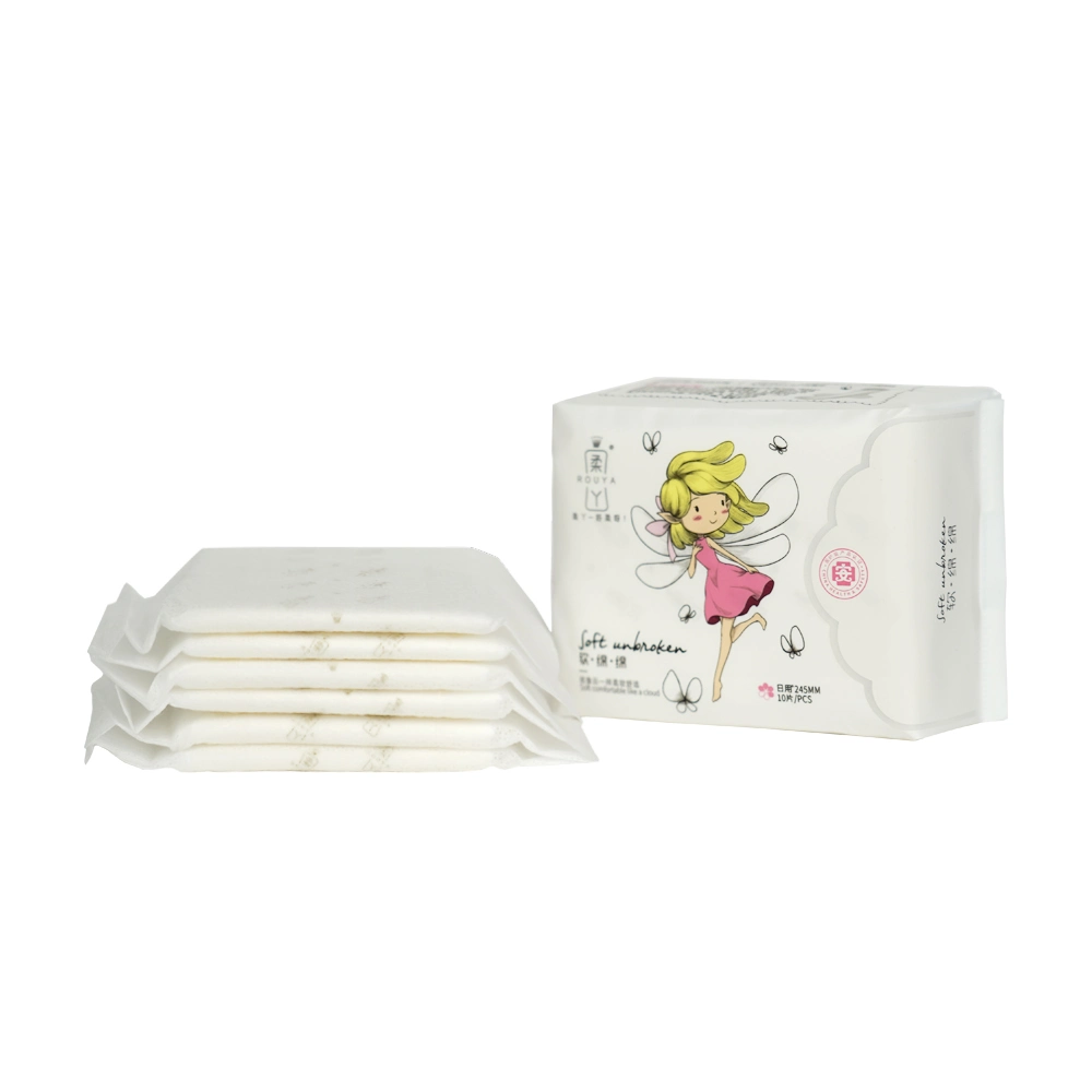 Lady Care Herbal Mint Flavor Odor Control Sanitary Pad Cool Refreshing Aloe Vera Hight Quality Menstrual Pad