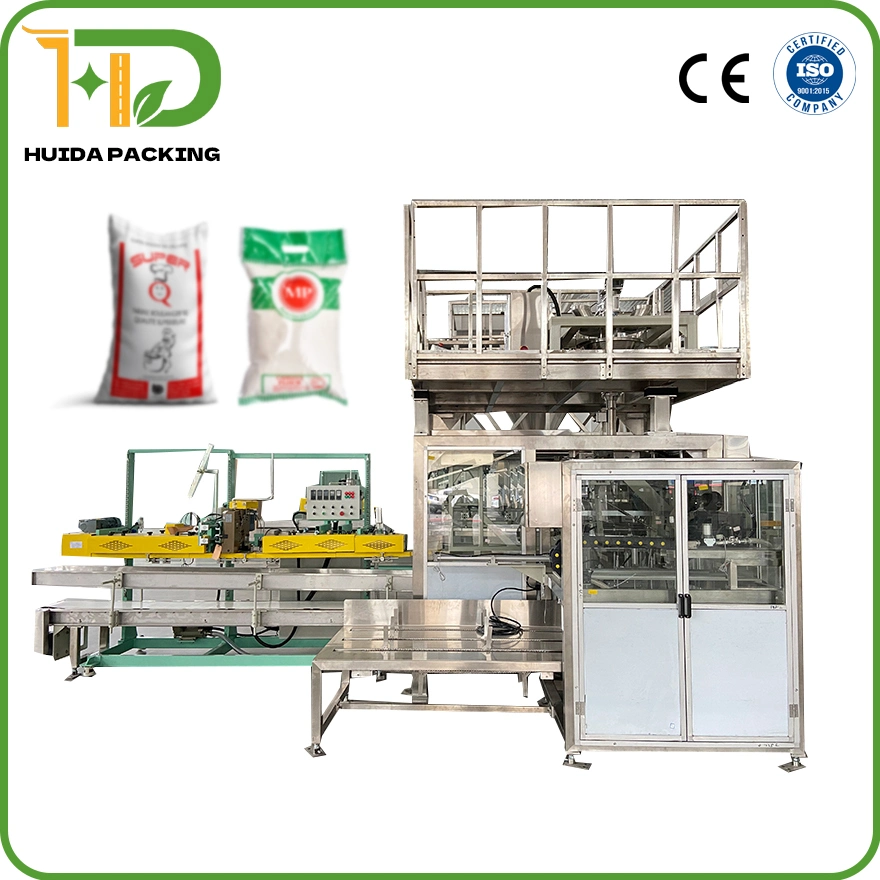 Machine d'emballage de farine de blé emballage de sac de poudre entièrement automatique Fabricant de l'équipement de la machine