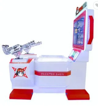 Twin Shooting Guns Machine Cute Baby Parent-Child Coin Game Machine Children's Video Game City Gifts out Twisted Eggs