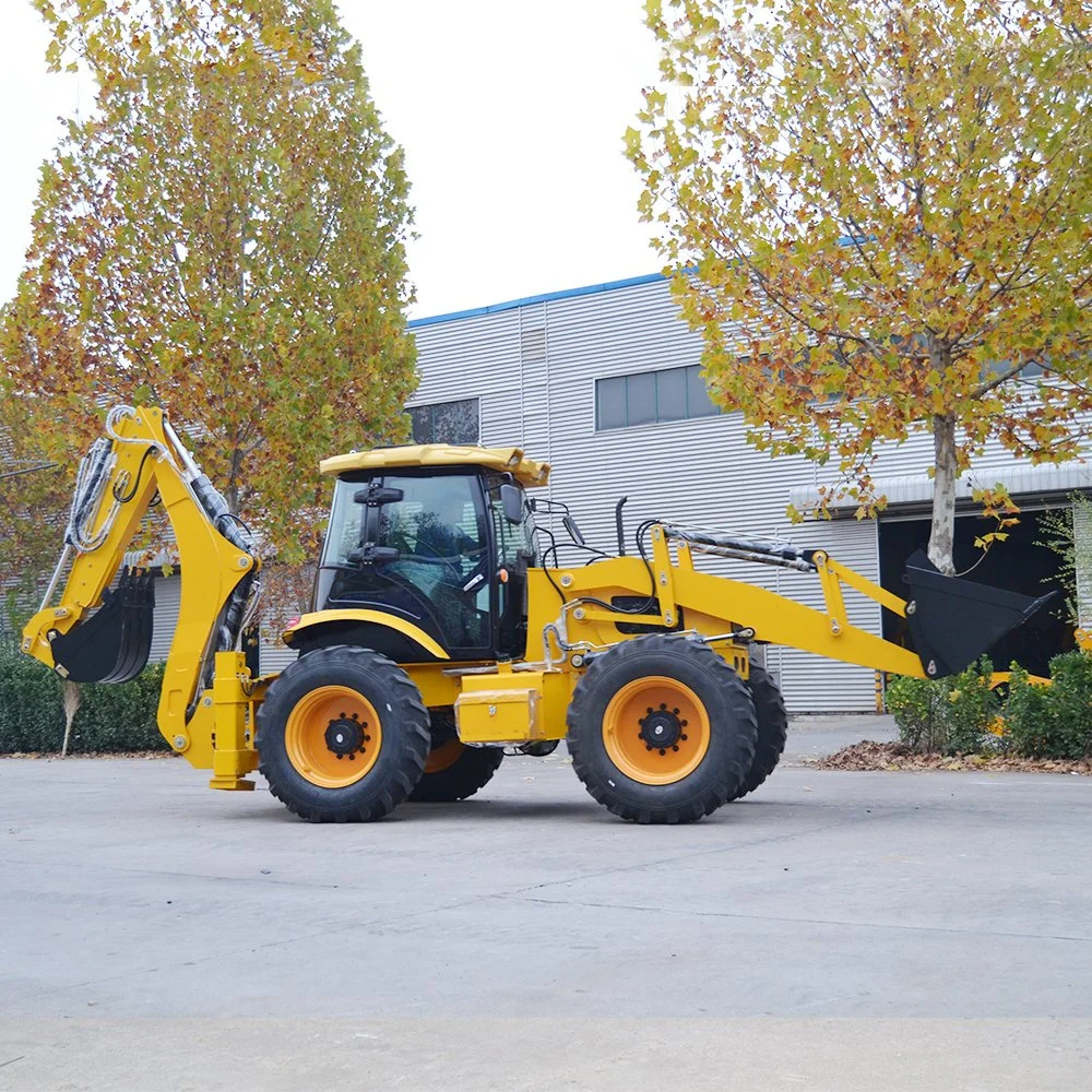 Manufacture 4WD Brand New Loaders Price List Cost-Effective Engineering Wheel Loader with Backhoe