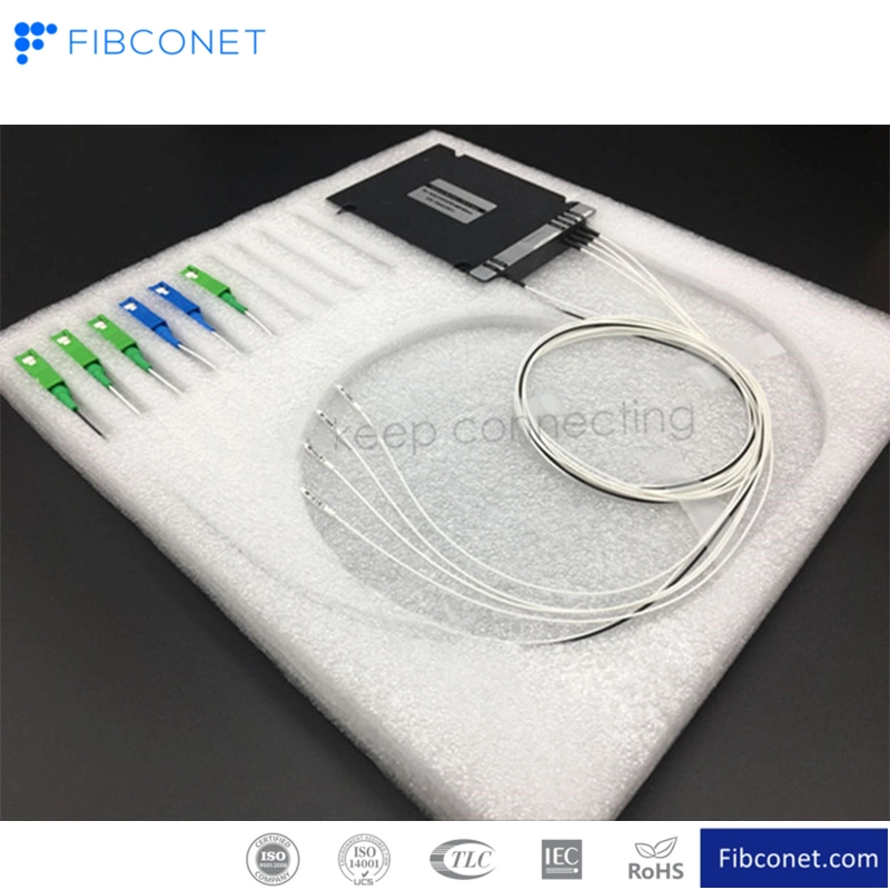 Filtro de fibra óptica FTTH CWDM Normas módulo 8CH 16CH MUX/DEMUX WDM