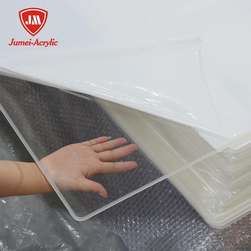 Jumei Acrylic Manufacturer Factory Direct Selling 4X8FT 1.8-50mm Thickness Perspex Acrylic Transparent Clear Cast Glass Plastic Price Cast Acrylic Sheet