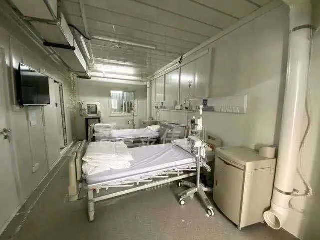 La Chine Wuhan Hôpital de la cabine d'urgence modulaire de l'hôpital de conteneur