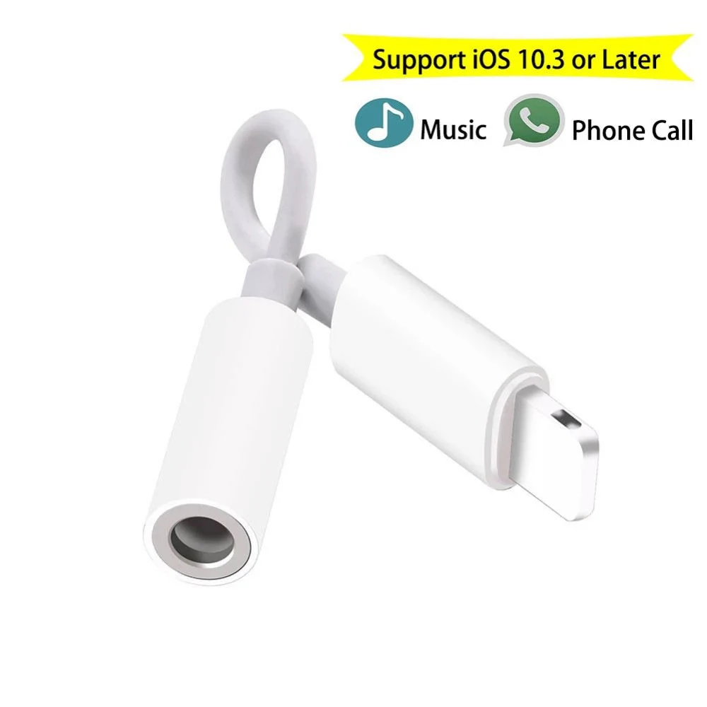 Cargador USB C a 3,5 mm conector de audio para auriculares Cable USB C a adaptador de conector 3,5mm para teléfono móvil